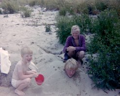 Tre bröder - Jan, Rolf och Björn omkring 1970